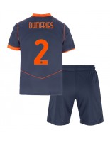 Inter Milan Denzel Dumfries #2 Alternativní dres pro děti 2025-26 Krátký Rukáv (+ trenýrky)